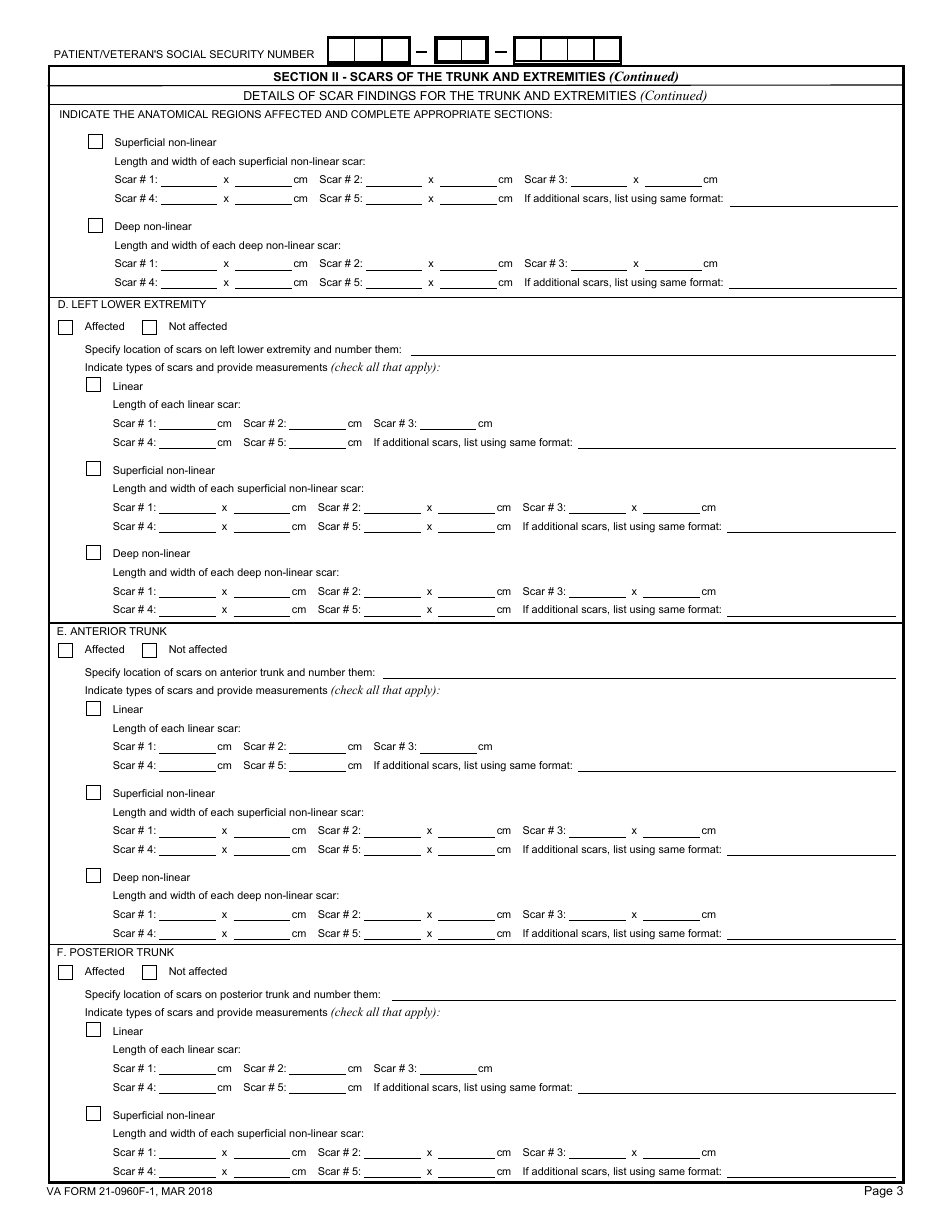 Va Form 21 0960f 1 Fill Out Sign Online And Download Fillable Pdf Templateroller