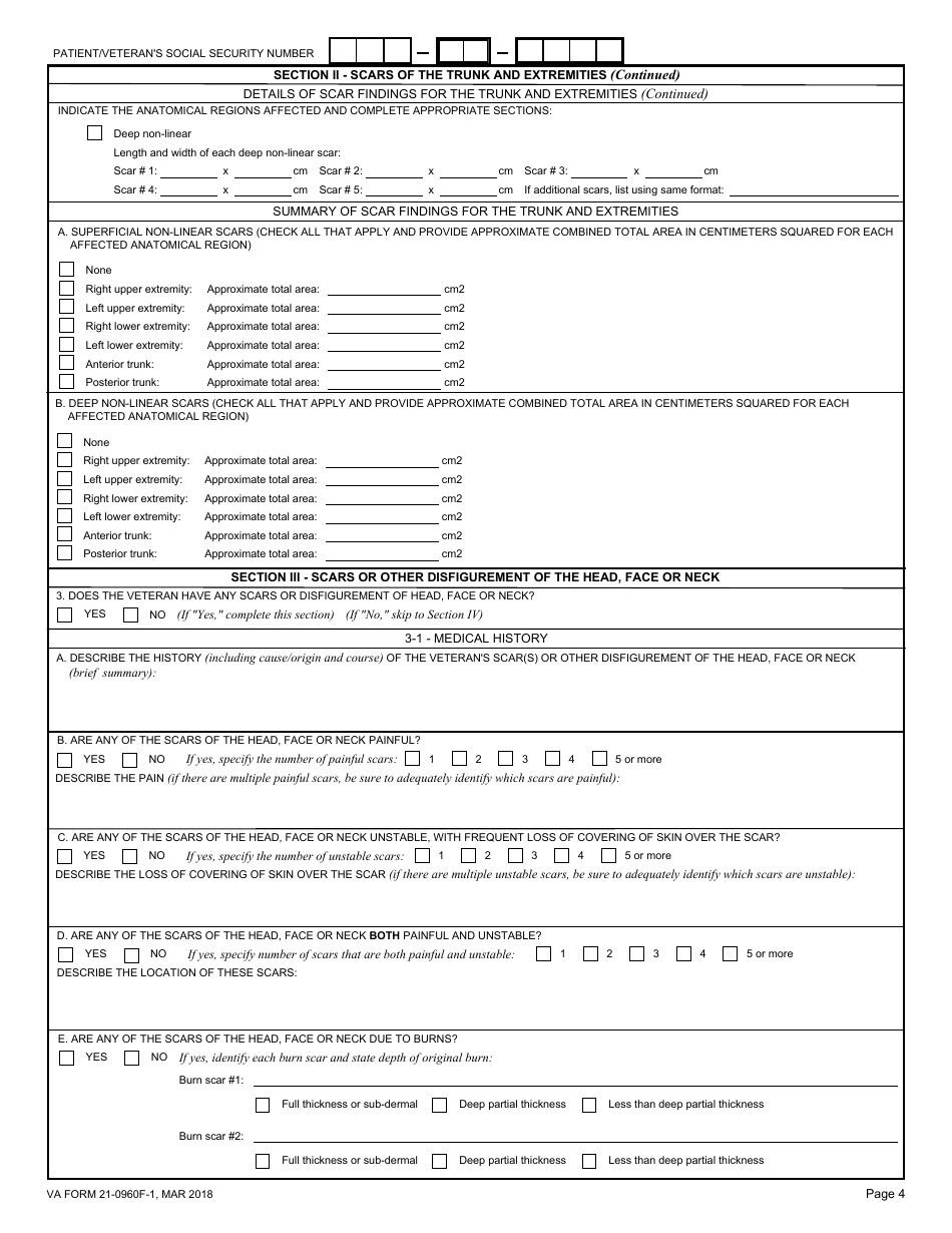 VA Form 21-0960F-1 - Fill Out, Sign Online and Download Fillable PDF ...