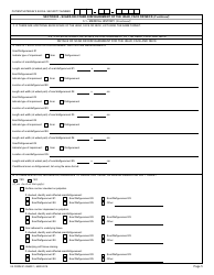 VA Form 21-0960F-1 Scars/Disfigurement Disability Benefits Questionnaire, Page 5