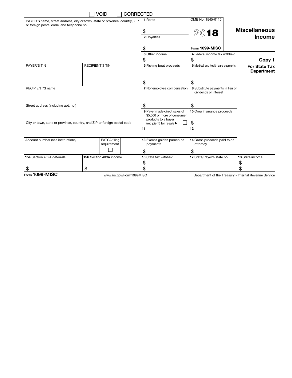 IRS Form 1099-MISC Miscellaneous Income, Page 3