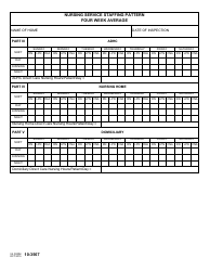 VA Form 10-3567 State Home Inspection - Staffing Profile, Page 4