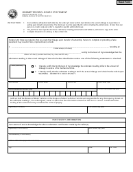 Document preview: State Form 43230 Odometer Disclosure Statement - Indiana