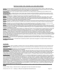Out-Of-Hospital Do-Not-Resuscitate (Ooh-DNR) Order - Texas, Page 2