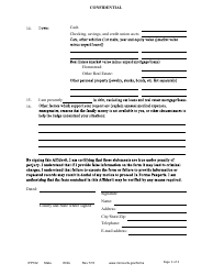 Form IFP102 Affidavit for Proceeding in Forma Pauperis - Minnesota, Page 3