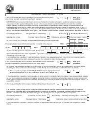 State Form 46800 Suta Account Termination or Transfer Request - Indiana, Page 2