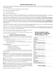 Form J941-501 Income Tax Withheld - City of Jackson, Michigan, Page 3
