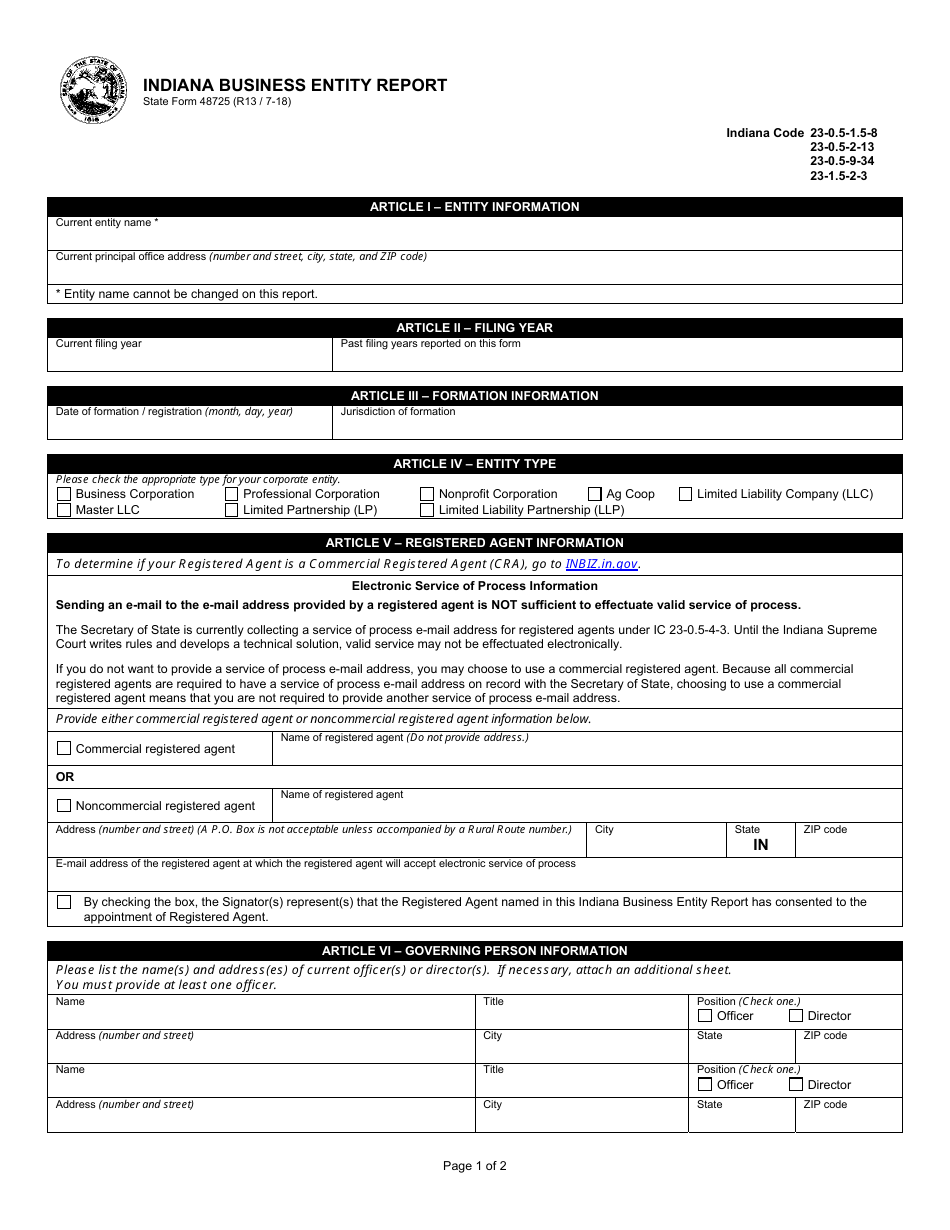 State Form 48275 Fill Out, Sign Online and Download Fillable PDF