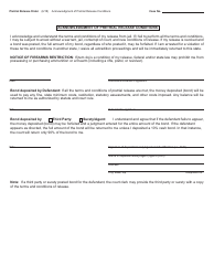 Form MC240 Pretrial Release Order - Michigan, Page 3