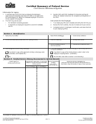OPM Form SF-2801 Application for Immediate Retirement, Page 17