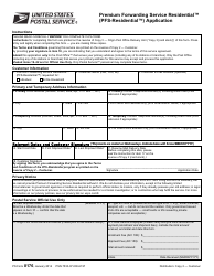PS Form 8176 Premium Forwarding Service Residential (Pfs-Residential) Application, Page 3