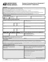 PS Form 8176 Premium Forwarding Service Residential (Pfs-Residential) Application, Page 5