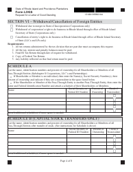 Form LOGS Request for Letter of Good Standing - Rhode Island, Page 4
