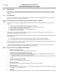 Form GIT-317 Sheltered Workshop Tax Credit - New Jersey, Page 3