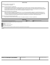 OPM Form SF-59 Request for Approval of Noncompetitive Action, Page 2