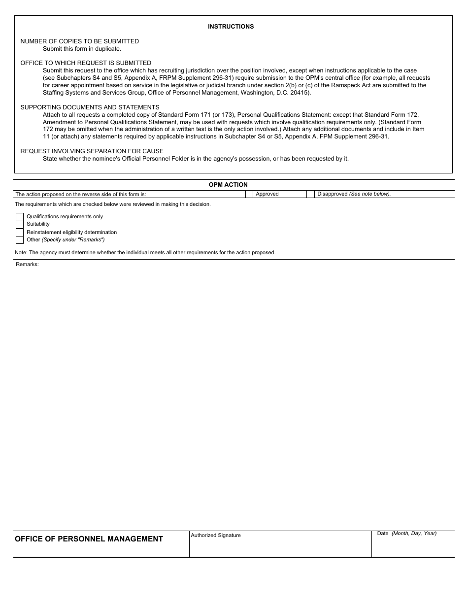 OPM Form SF-59 - Fill Out, Sign Online and Download Fillable PDF ...