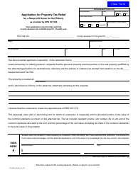 Document preview: Form 150-303-079 Application for Property Tax Relief by a Nonprofit Home for the Elderly - Oregon
