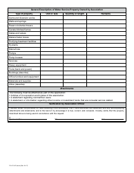 Form 150-310-013 Application for Water Association Exemption - Oregon, Page 2