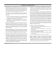 Form 150-303-083 Application for Wildlife Habitat Conservation and Management Special Assessment - Oregon, Page 2