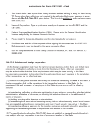 Form CBT-2553 New Jersey S Corporation or New Jersey Qsss Election - New Jersey, Page 4