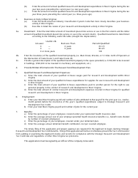 Form WV/SRDTC-A Application for West Virginia Strategic Research and Development Tax Credit for Qualified Expenditures and Qualified Investments Placed in Service on or After January 1, 2003 - West Virginia, Page 6