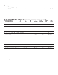 Form M-433B &quot;Statement of Financial Condition for Businesses&quot; - Massachusetts, Page 2