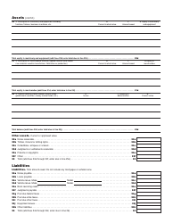 Form M-433B &quot;Statement of Financial Condition for Businesses&quot; - Massachusetts, Page 3