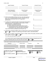Form RP-459-C Application for Partial Tax Exemption for Real Property of Persons With Disabilities and Limited Incomes - New York, Page 2