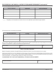 Form AD512 NMD Psychosocial and Medical History of Non-minor Dependent - California, Page 2