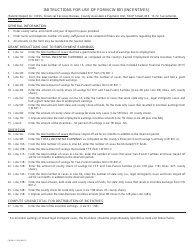 Form CW801 Summary Report of Performance Incentive for Grant Reductions Due to Employment Earnings and Diversion for the California Work Opportunity and Responsibilities to Kids (Calworks) - California, Page 2