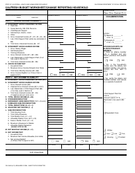 Document preview: Form DFA285B CalFresh Budget Worksheet/Change Reporting Household - California