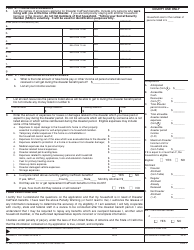 Form CF385 Application for Disaster Calfresh - California, Page 2