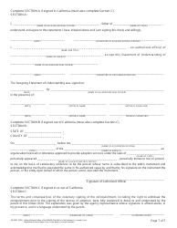 Form AD899C Statement of Understanding Agency Adoptions Program - Alleged Natural Father of an Indian Child Who Is Not Detained, a Juvenile Court Dependent in out-Of-Home Care, or the Ward of a Legal Guardian - California, Page 7