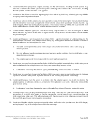 Form AD899D Statement of Understanding Agency Adoptions Program (Alleged Natural Father of an Indian Child Who Is Detained, a Juvenile Court Dependent in out-Of-Home Care, or the Ward of a Legal Guardian) - California, Page 4