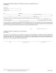 Form AD899D Statement of Understanding Agency Adoptions Program (Alleged Natural Father of an Indian Child Who Is Detained, a Juvenile Court Dependent in out-Of-Home Care, or the Ward of a Legal Guardian) - California, Page 8