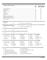 Form AD918 Family Assessment Questionnaire Ii - California, Page 3