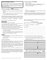 Form DFA377.7D2 Food Stamp Repayment Notice for Administrative Errors Only - Final Notice - California, Page 2