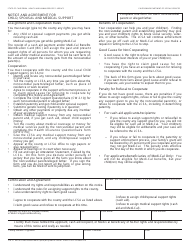 Document preview: Form CW2.1 Notice and Agreement for Child, Spousal and Medical Support - California