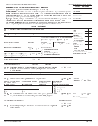 Document preview: Form CW8 Statement of Facts for an Additional Person - California