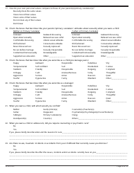 Form AD4324 Adoption Questionnaire I - California, Page 4