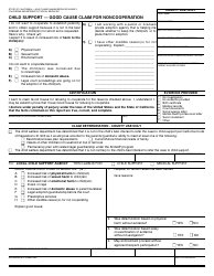 Document preview: Form CW51 Child Support - Good Cause Claim for Noncooperation - California
