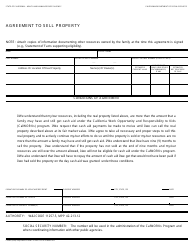 Form CW82 Agreement to Sell Property - California, Page 2