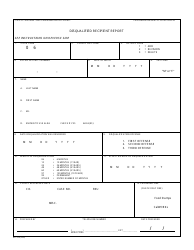 Form DPS524 Disqualified Recipient Report - California