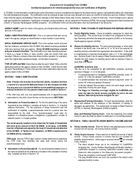 Form CD9600 Confidential Application for Child Development Services and Certification of Eligibility - California, Page 3