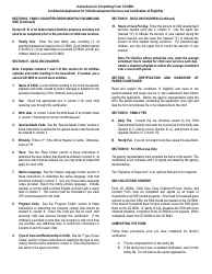 Form CD9600 Confidential Application for Child Development Services and Certification of Eligibility - California, Page 4
