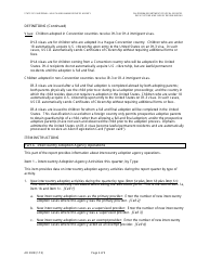Form AD202B Intercountry Adoption Program Quarterly Statistical Report - California, Page 6