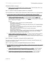 Form AD202B Intercountry Adoption Program Quarterly Statistical Report - California, Page 9
