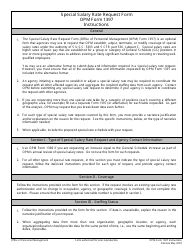 OPM Form 1397 Special Salary Rate Request Form