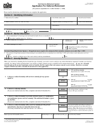 OPM Form 1496A Application for Deferred Retirement (Separations Before October 1, 1956), Page 11