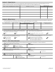 OPM Form 1496A Application for Deferred Retirement (Separations Before October 1, 1956), Page 12