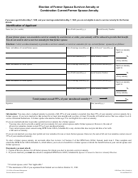 OPM Form 1496A Application for Deferred Retirement (Separations Before October 1, 1956), Page 14